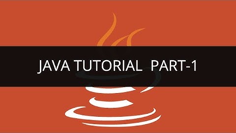 Java Tutorial - 1 | Edureka