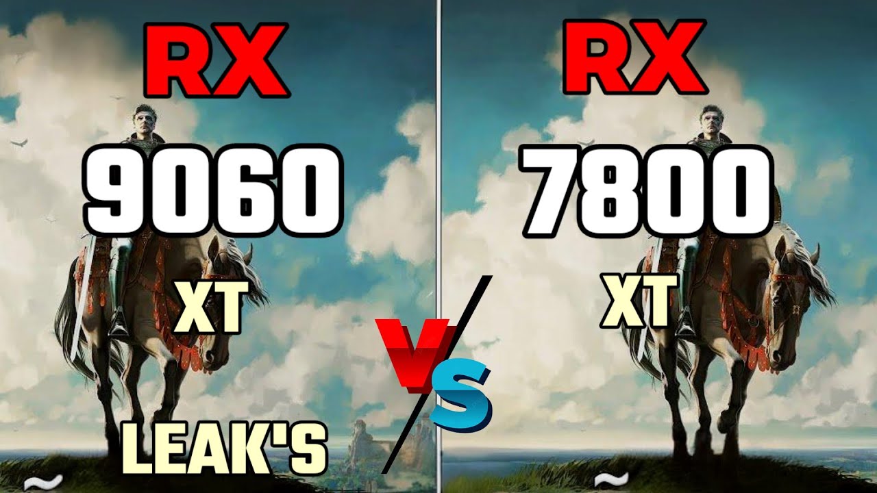RX 9060 XT VS RX 7800 XT GAMING BENCHMARKS LEAK'S NOTHING OFFICIAL RX 9060 XT + 9800X3D