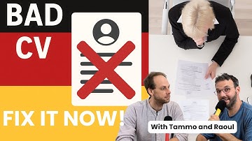 The CV Mistakes Costing You Interviews in Germany 📑