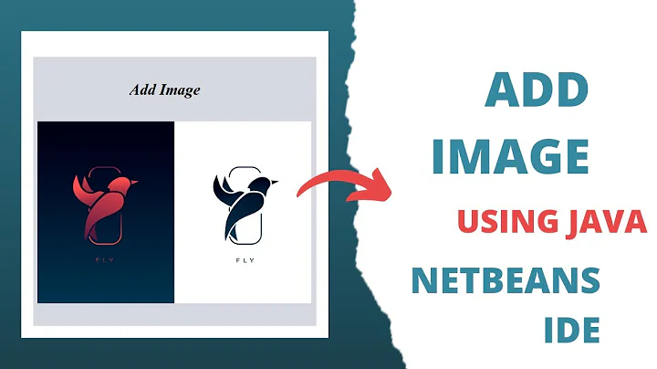 How to add image to jFrame and jpanel in java using NetBeans IDE Swing