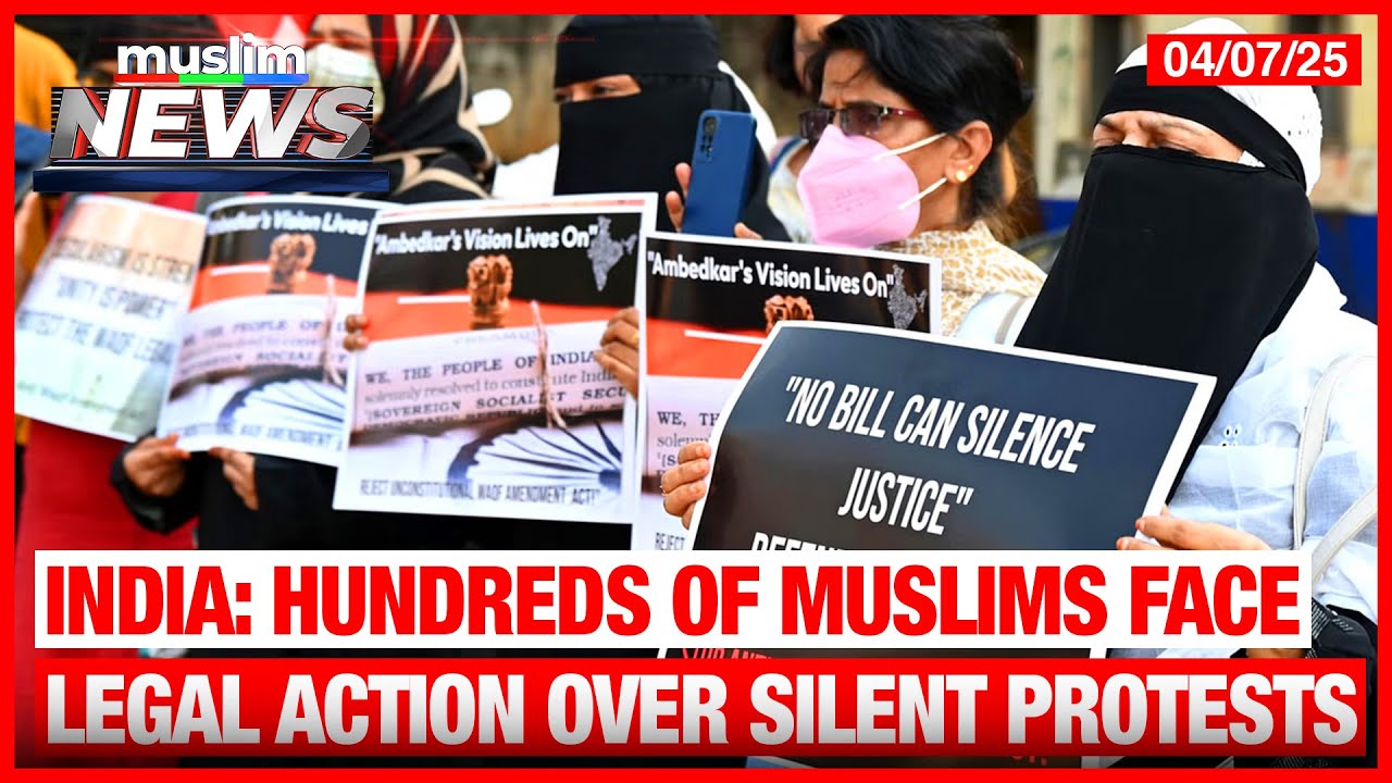 India  Hundreds Of Muslims Face Legal Action Over Silent Protests Against New Waqf Law