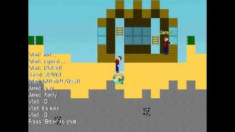 Minecraft 2D - Multiplayer - Game Maker 8.1