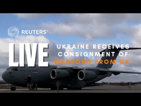 LIVE: Ukraine receives consignment of weapons from UK
