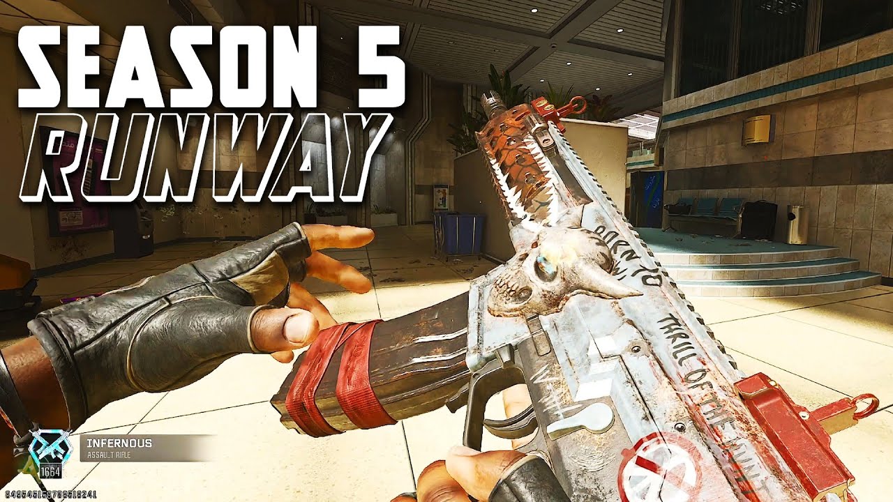 S 5 New map - Runway | Call of Duty BO6 : Domination Gameplay (No ...