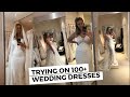 WEDDING DRESS SHOPPING TRY ON! BEST DAY EVER!