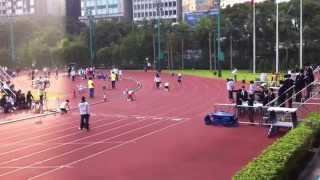 慈幼 田徑 學界田徑 2015/02/09 A Grade 複賽 400米欄 林衢宏 1:06.51
