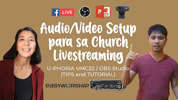 Live Streaming Setup for Church | TAGALOG