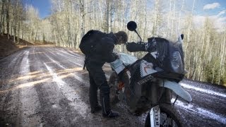 OffRoad in the Snow on a KTM 990 Adventure  /RideApart