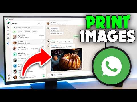 How to print whatsapp images in computer (2026)