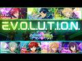 [ES!!] E.V.O.L.U.T.I.O.N. - ALKALOID VS Switch - Lyrics[Kan/Rom/Eng]