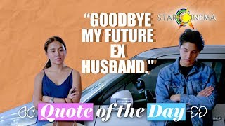 Famous "Goodbye, my future ex-husband." | Quote of the Day: Can't Help Falling in Love Net Worth