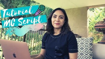 How to Make Script for Formal Event || Belajar jadi MC
