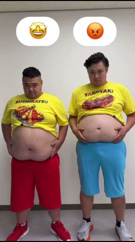 【BIGコラボ】120kg大変身双子炎上ダンス #dance #shorts #シャルロット #ンダホ