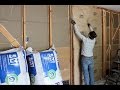 Insulating a Garage, Adding Outlets, and Installing OSB Panels