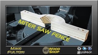 Make a new Miter Saw Fence