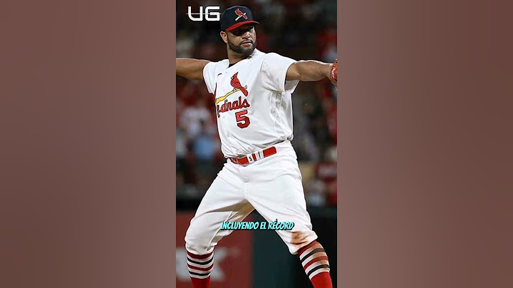 EL RÉCORD QUE NO SABÍAS QUE TIENE ALBERT PUJOLS