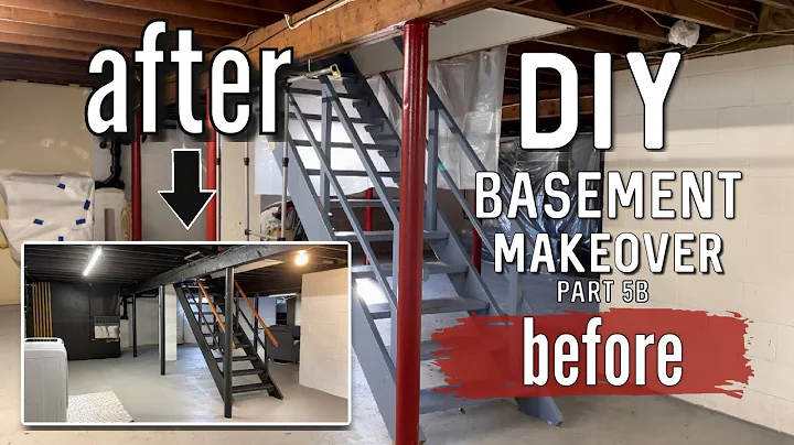 DIY BASEMENT ON A BUDGET | PAINTING A BASEMENT CEI...
