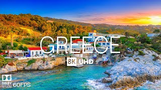Greece 8k Video Ultra HD с мягкой фортепианной музыкой - 60 кадров - 8K Nature Film