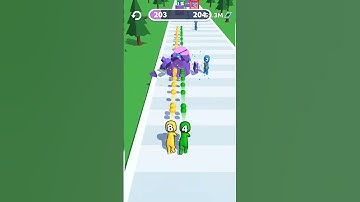 Merge Grabber Level 203 Part 7 | Insane Merge Battle Begins! ⚔️🔥 #MergeGrabber #Shorts #Gaming