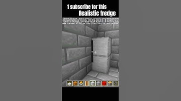 This Minecraft Fridge Looks TOO Real 😱🧊#shorts