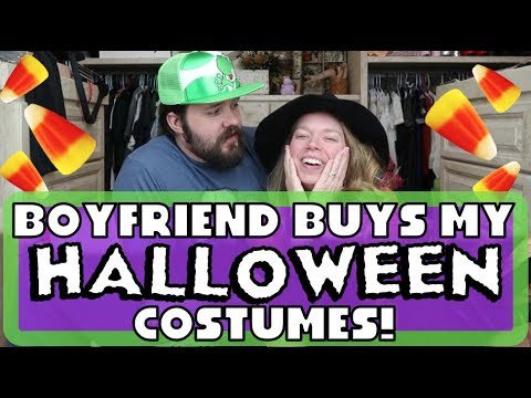 Boyfriend Buys My Halloween Costumes! - YouTube