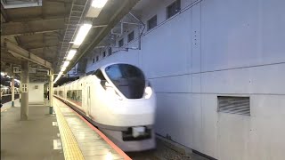 【速すぎわろた】E657系ひたち（下り）松戸駅爆走通過 125km/hぐらい?