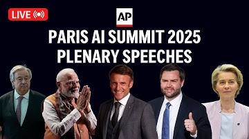AI summit 2025 LIVE: Watch speeches by world leaders in Paris