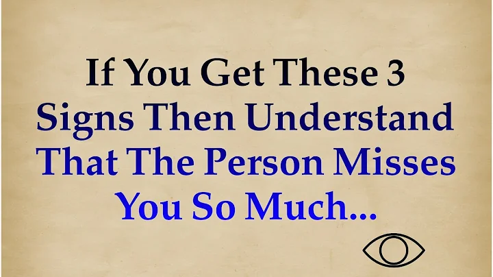 Pokud máte tyto 3 známky, uvědomte si, že dané osobě moc chybíte