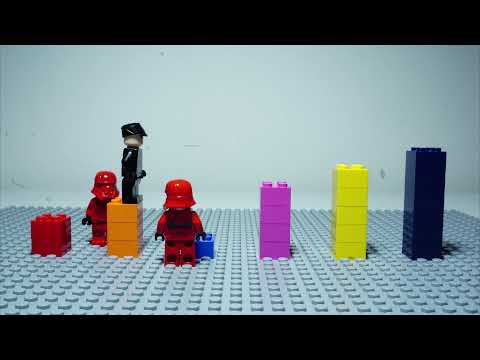 Bubble sort - LEGO stop motion
