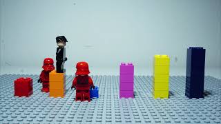 Bubble sort - LEGO stop motion