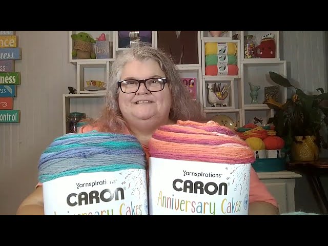 Caron Anniversary Cakes, Yarn Unboxing
