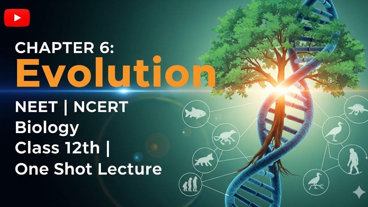 Chapter 6 : Evolution | NEET | NCERT | Biology | Class 12th | One Shot ...