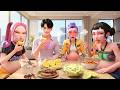 Ultimate Kpop Demon Hunters Songs Compilation: FOOD CHALLENGE Version 🍋🌶️ | Official Music Video