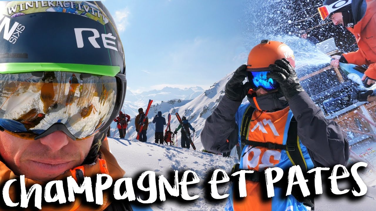 WINTERACTIVITY ep28 - CHAMPAGNE et PATES- ski freeride