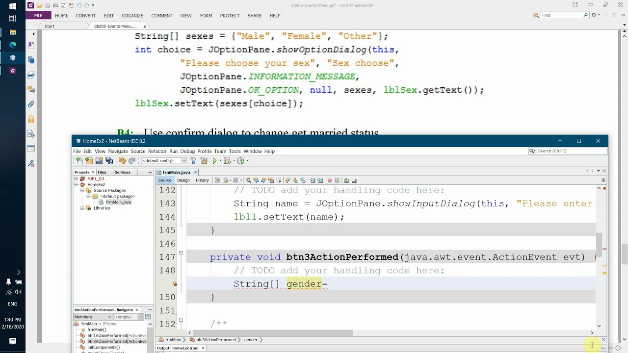 Demo về sử dụng Dialog trong Java Swing - YouTube