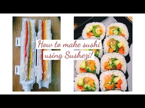 Sushezi Sushi Roller, Making Sushi Easy, Great for Lunch Box Treats or  Family Dinner. Make Sushi Like a Professional Make Fresh, Healthy Meals for  a Fraction of…