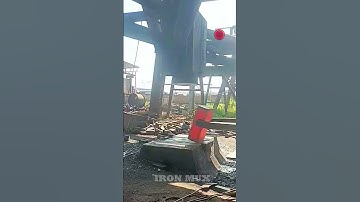 Creating Flanges Using Iron Billet #iron #flange