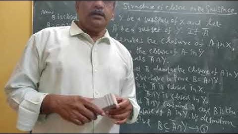 Structure of closure in subspace topology