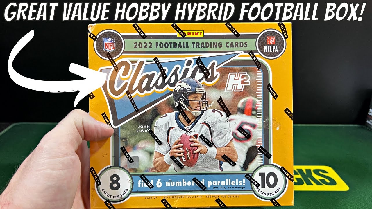 GREAT VALUE BOX AT $125! 2022 Panini Classics Football H2 Hobby Box Review