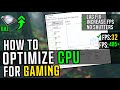 How to optimize cpuprocessor for gaming  boost fps  fix shutters 2023