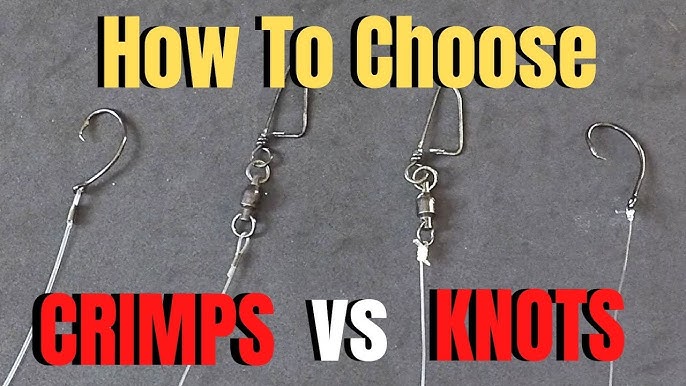 How to Crimp  Fishing Hooks 