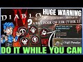 Diablo 4 - Do THIS Now - ALL Class &amp; Build Make Abattoir of Zir EASY - ALL You NEED to Prep Guide!