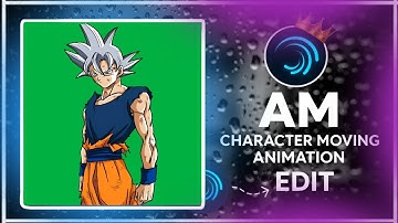 How to Make CHARACTER MOVING ANIMATION 🎬 in Alight Motion & CapCut 🔥