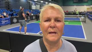 Mary Altmeyer, a 70-year-old from Southern Pines, talks about winning gold at the USA Pickleball
