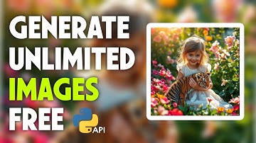 Generate Unlimited AI Images for FREE! 🔥 | Python API Tutorial