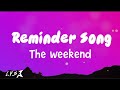 The Weeknd – Reminder (Lyrics) Mp3 Song