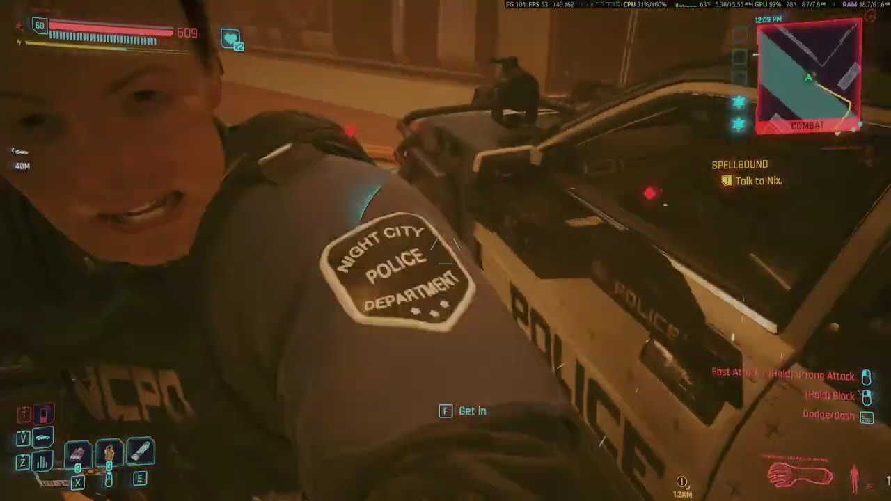 Cyberpunk 2077 , playing side quests - Spellbound