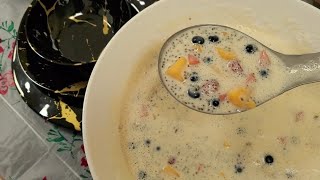 رمضان 🌙سلطة فواكه ببذور الشيا الصحية 🍲Fruit salad with healthy chia seeds