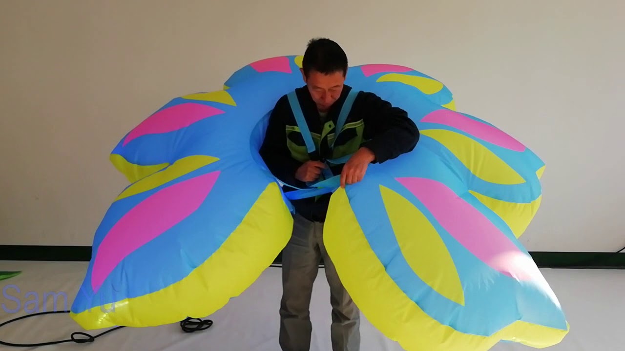 inflatable world inflatable costumes wing with LED strip
