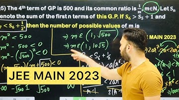 #PYQ JEE Main 2023 #shivangmathsacademy #sequenceandseriesclass11